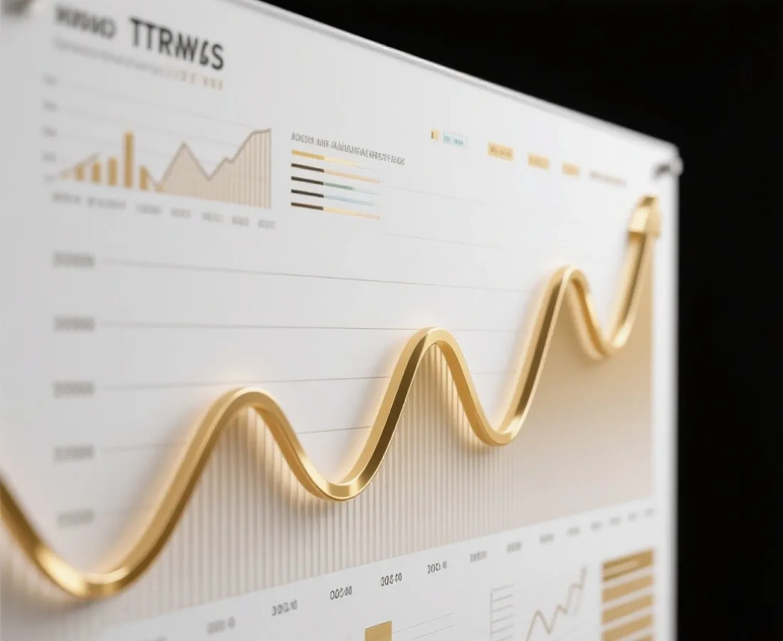 Abstract trend board illustration